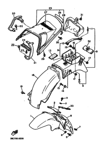 FJ1200 FJ1200W Крыло