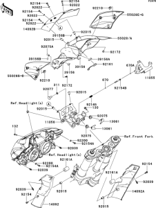 ZR1000 Обтекатель (верхний)