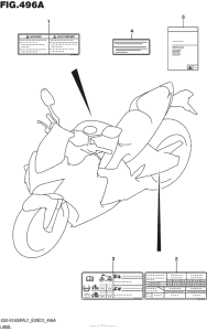 GSX-S1000F (ABS) Label (Gsx-S1000Fal7 E28)