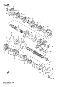 GSF1250 Трансмиссия