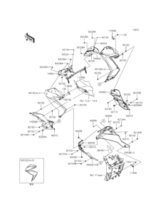 ER250 Обтекатель нижний