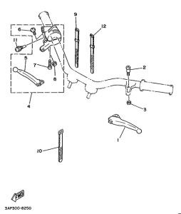 PW50 Handle switch. lever