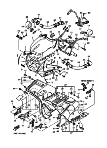 FZR600 FZR600W Cowling comp