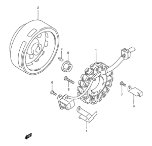 DR-Z250 Зажигание