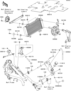 EX250 Радиатор