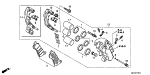 FJS400 (ABS) Передний суппорт