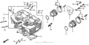 CM400 Головка цилиндров