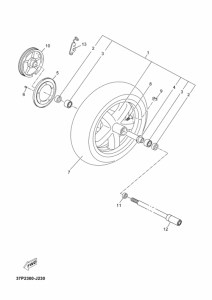 YP125RA Transom + tube