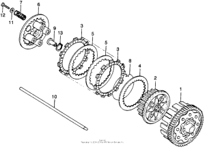 CB360 Сцепление
