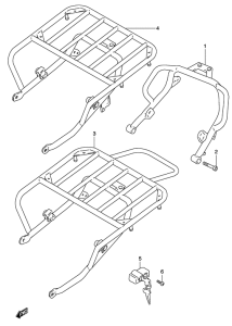 DR200 Багажник