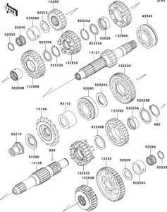 EJ800 Трансмиссия