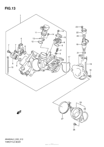 AN400 (ABS) Throttle Body (An400Zal3 E28)