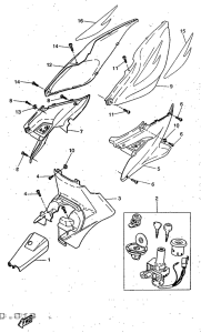 YQ50R Боковые обтекатели