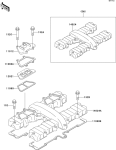 ZR550 Крышка головки цилиндров