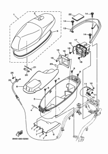 LTS125-C Сиденье