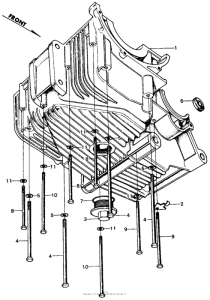 CB450 Lower crankcase
