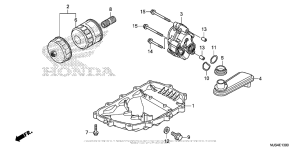 NC700J (DCT) Oil Pan + Oil Pump