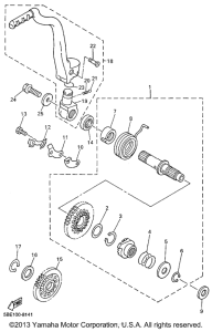 YZ400FL Стартер