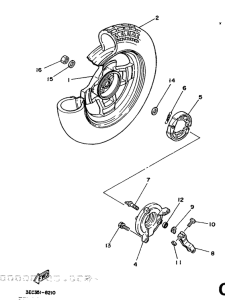 CH50 Переднее колесо