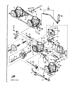 FZR600 Карбюратор