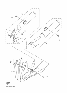 FJR1300A Выхлопная система
