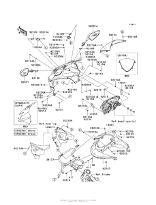 EX250 Обтекатели