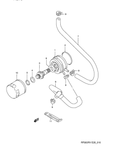 RF900 Oil cooler - oil filter