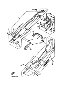 GTS1000A GTS1000AF Боковая крышка