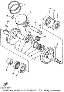 RT180H Коленвал,поршни