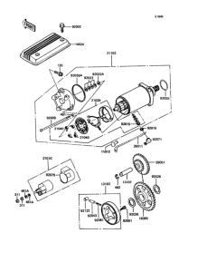 ZX400 Стартер