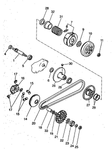 YH50 Сцепление