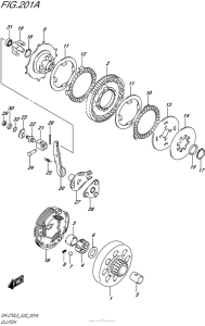 DR-Z70 Сцепление