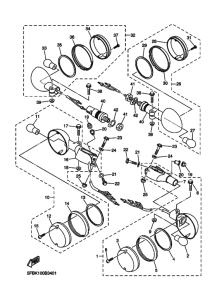 XVS650 Проблесковый световой сигнал