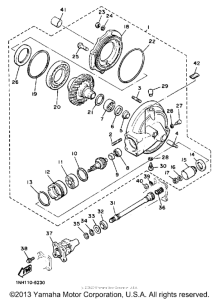 XJ700SC Ведущий вал