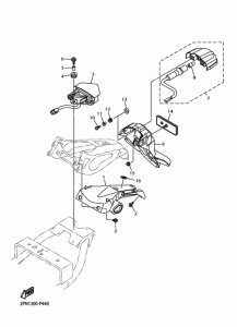 XJR1300C Фонарь