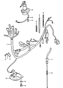 GSX400 Жгут проводов