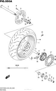 GSX-R1000 Переднее колесо