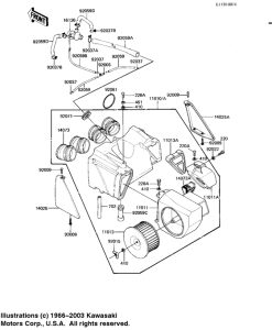 KZ1100 Воздухоочиститель