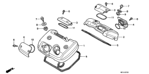 VT600C Крышка головки цилиндров