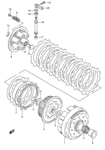 RMX250 Бендикс