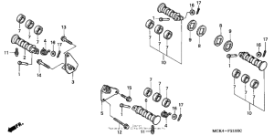 VT1100C2 Подножки
