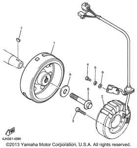 YZF600RL Генератор