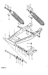 PE400 Маятник задний