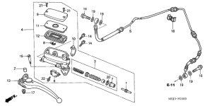 CB1300S (ABS) Главный цилиндр сцепления