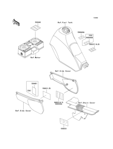 KL250 Лейбл предостережения