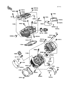 VN1500 Головка цилиндров