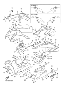 YZF-R6 Обтекатель 2
