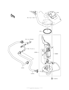 ZX1000 Топливный насос