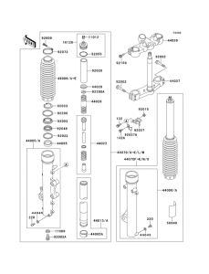 KLE500 Front fork(1 / 3)