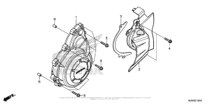 CB500F (ABS) Крышка генератора